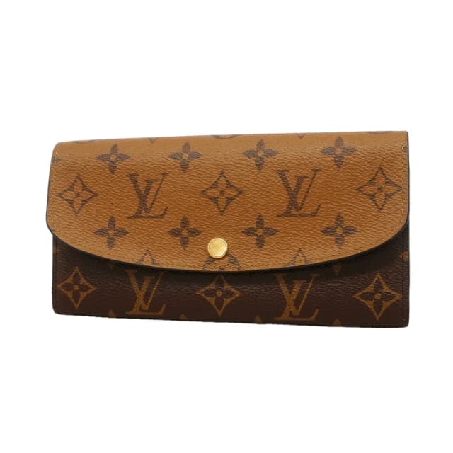 Louis Vuitton Wallet Monogram Reverse Portefeuille Emily Brown in Brown from The Reluxe, photo 1 of 1