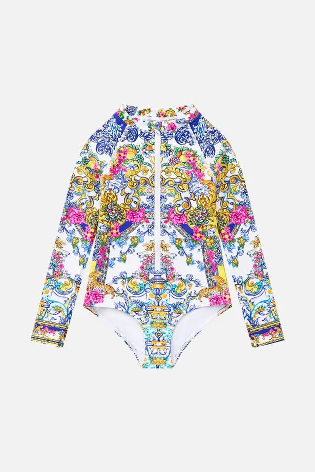 Camilla eBoutique KIDS LONG SLEEVE ZIP FRONT PADDLE SUIT ESPAÑA NIRVANA, image 1 of 1 from CAMILLA