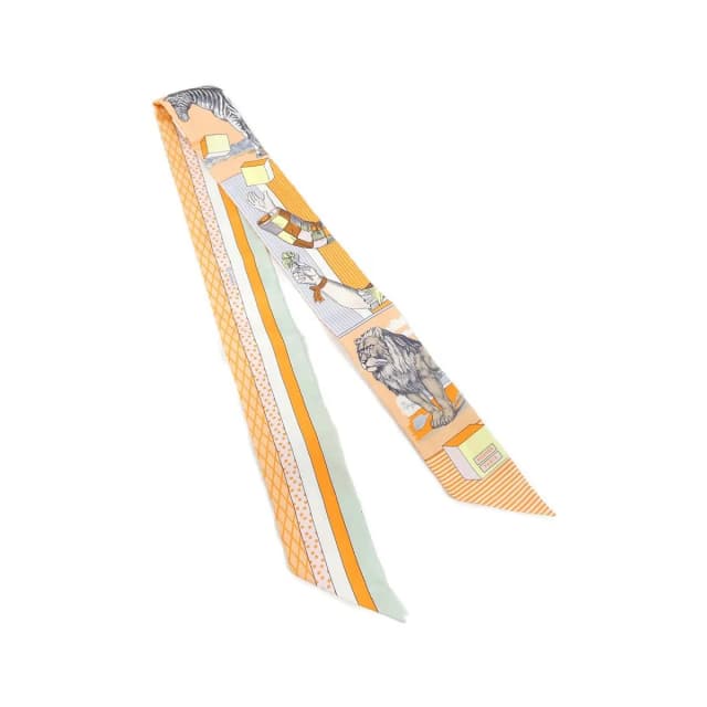 Hermès Grand Theatre Nouveau Twilly Scarf in Silk from The Reluxe, photo 1 of 1
