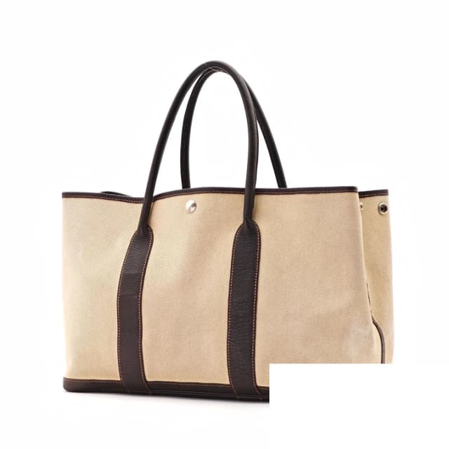Hermès Garden Party PM Tote Bag White in White Canvas from The Reluxe, photo 1 of 1