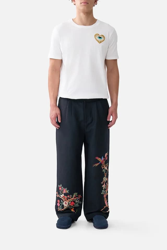 Camilla eBoutique EMBROIDERED TAILORED LOUNGE PANT SULTANS AND QUEENS, image 1 of 1 from CAMILLA