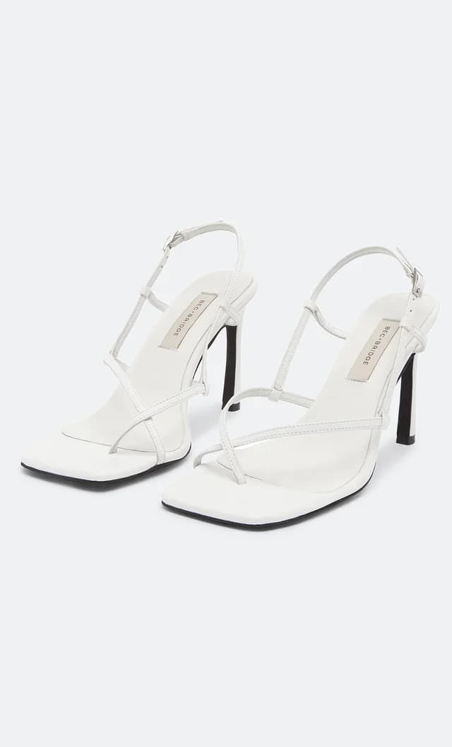 Bec&Bridge KATE HEEL - WHITE, image 1 of 1 from BEC + BRIDGE