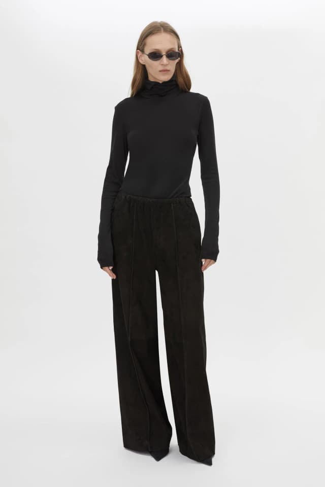 C&M CAMILLA AND MARC SALE Vance Leather Pant in black, image 1 of 1 from Camilla and Marc