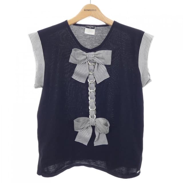 Chanel 07A Knit Sweater Black in Black Silk from The Reluxe, photo 1 of 1