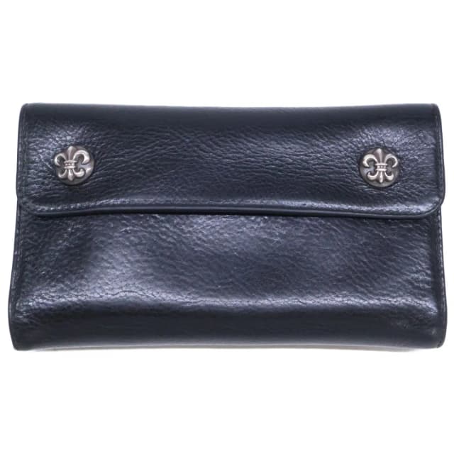 Chrome Hearts Wave BS Fluer Leather Wallet in Leather from The Reluxe, photo 1 of 1