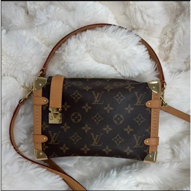 Louis Vuitton Brown Monogram Canvas Crossbody Bag - Side Trunk MM in Brown Coated canvas from SparklesnDreams, photo 1 of 1