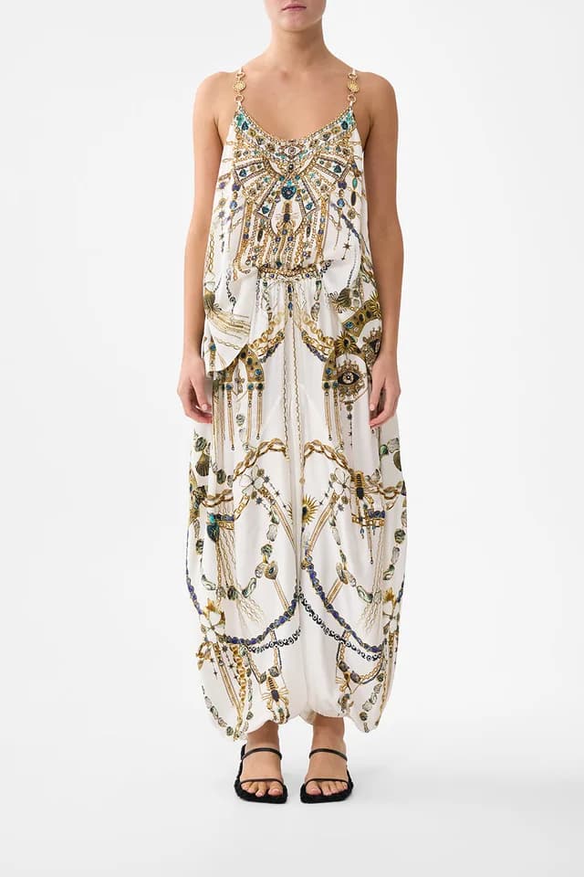 Camilla eBoutique PANELLED HAREM PANT WITH TIE WAIST CHAIN GANG, image 1 of 1 from CAMILLA