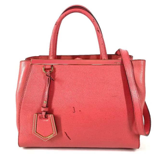 Fendi Handbag Petit Tou Jour Leather Pink in Pink Leather from The Reluxe, photo 1 of 1