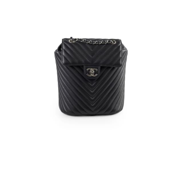 Chanel Small Chevron Urban Spirit Backpack in Calfskin from The Purse Affair, photo 1 of 1