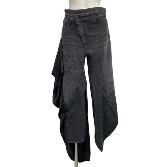 Loewe Jeans S Black Cotton Silk 36 in Black Silk from The Reluxe, photo 1 of 1