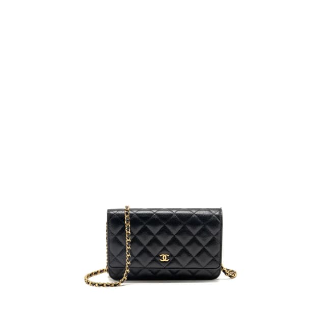 Chanel Classic wallet on Chain Caviar Black GHW in Black Caviar leather from EMIER, photo 1 of 1
