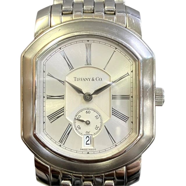Tiffany & Co. Mark Coupe Watch SS Quartz Silver Dial in Silver from The Reluxe, photo 1 of 1