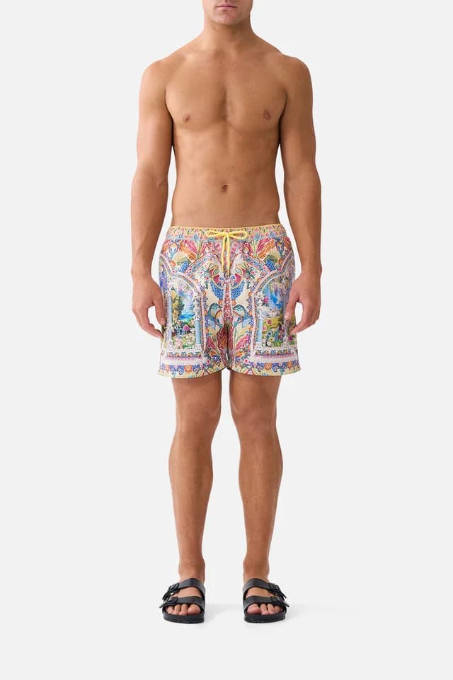 Camilla eBoutique MID LENGTH BOARDSHORT WITH ELASTIC WAIST NAVÀS NOUVEAU, image 1 of 1 from CAMILLA