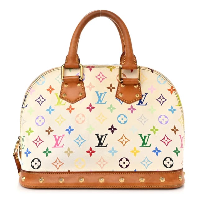 Louis Vuitton Alma PM Monogram Multicolor Coated Canvas Bag - White in White Coated canvas from H&T, photo 1 of 1