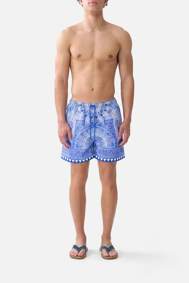 Camilla eBoutique MID LENGTH BOARDSHORT WITH ELASTIC WAIST THE BOSPHOROUS, image 1 of 1 from CAMILLA