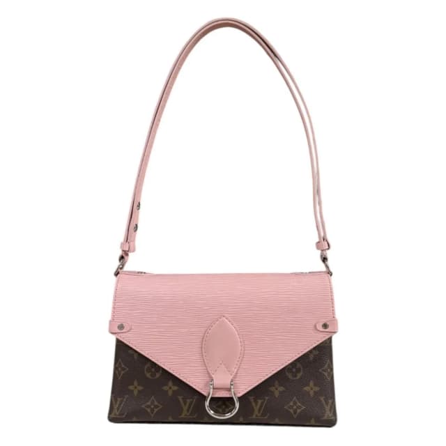 Louis Vuitton Saint Michel Monogram Shoulder Bag Canvas Brown Vintage in Brown Canvas from The Reluxe, photo 1 of 1