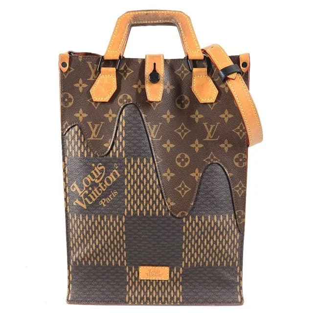 Louis Vuitton Tote Bag Mini Damier Canvas Brown in Brown Canvas from The Reluxe, photo 1 of 1