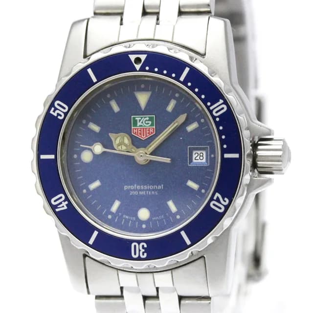 TAG Heuer 1500 Professional Steel Quartz Ladies Watch WD1414 in Blue from Elady, photo 1 of 1