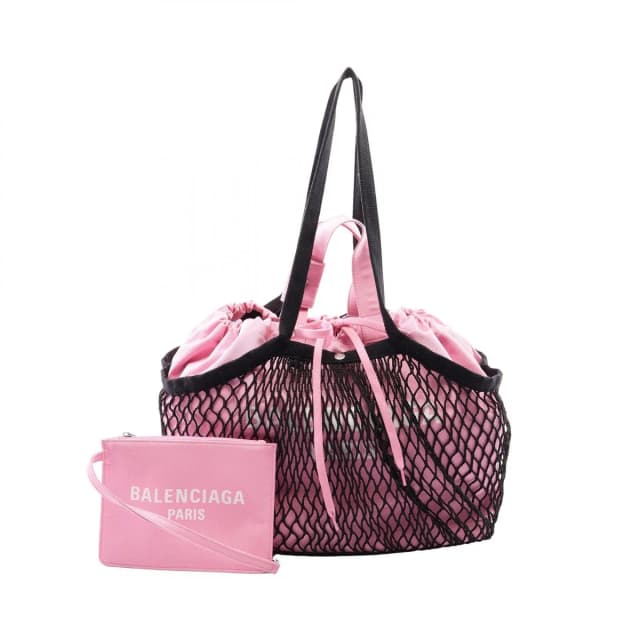 Balenciaga Tote Bag 24 7 Medium 2-Way Pink Black Canvas in Black Canvas from The Reluxe, photo 1 of 1
