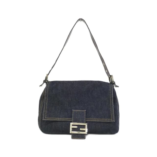 Fendi Vintage Mamma Baguette Shoulder Bag in Denim from The Reluxe, photo 1 of 1