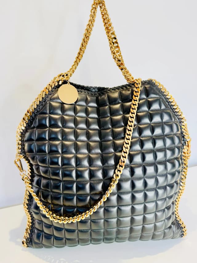 Stella McCartney Falabella Quilted Faux Leather Maxi Tote in Leather from Edit Second Hand, photo 1 of 1