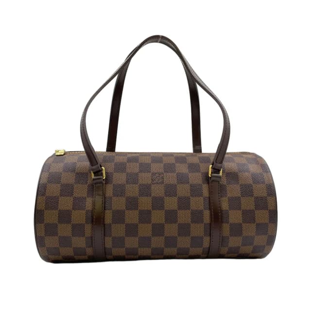 Louis Vuitton Papillon 30 Damier Ebene Leather Brown Handbag Gold in Brown Leather from The Reluxe, photo 1 of 1