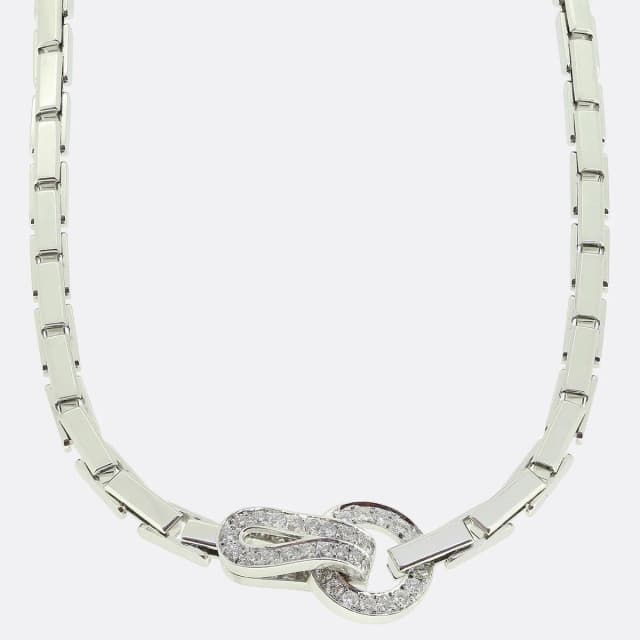 Cartier Agrafe Diamond Necklace from The Vintage Jeweller, photo 1 of 1