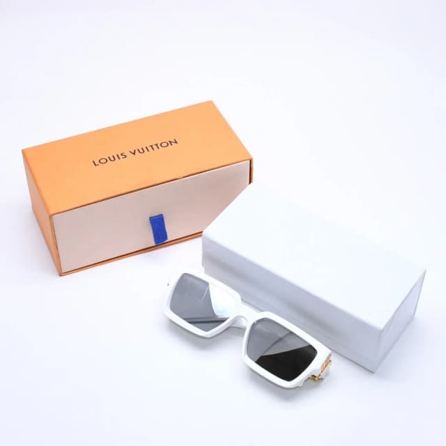Louis Vuitton Sunglasses 1. Millionaire Eyewear White in White from The Reluxe, photo 1 of 1
