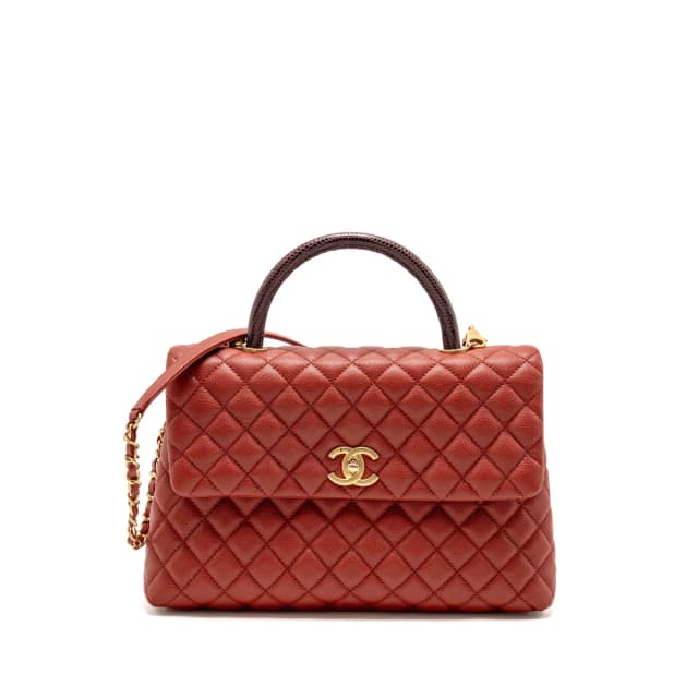 Chanel Large Coco Handle in Red Caviar leather from EMIER, photo 1 of 1
