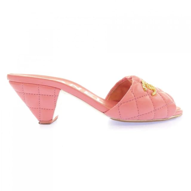 Chanel Sandals Pink in Pink Lambskin from The Reluxe, photo 1 of 1
