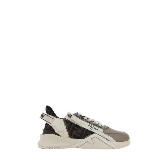 Fendi Brown Calf Leather Bos Taurus Athletic Sneakers in Brown Calfskin from HEWI, photo 1 of 1