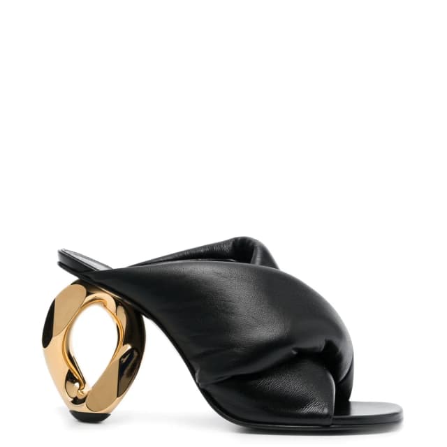 JW Anderson Chain Mule, Black/Gold, image 1 of 1 from Cultstatus
