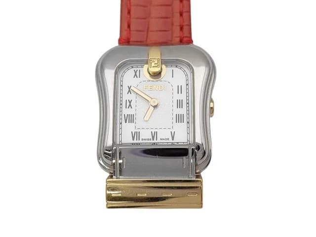 Fendi Watch Shell Dial Silver Gold Brown Stainless Steel in Brown from The Reluxe, photo 1 of 1
