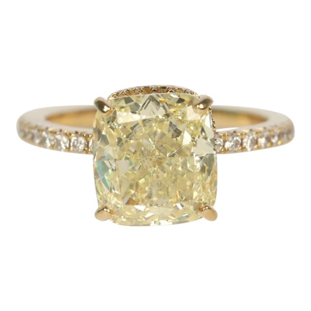 Tiffany & Co. True Engagement Ring Fancy Yellow Diamond 18K Yellow Gold in Yellow Yellow Diamond/Yellow Gold from Madison Avenue Couture, photo 1 of 1