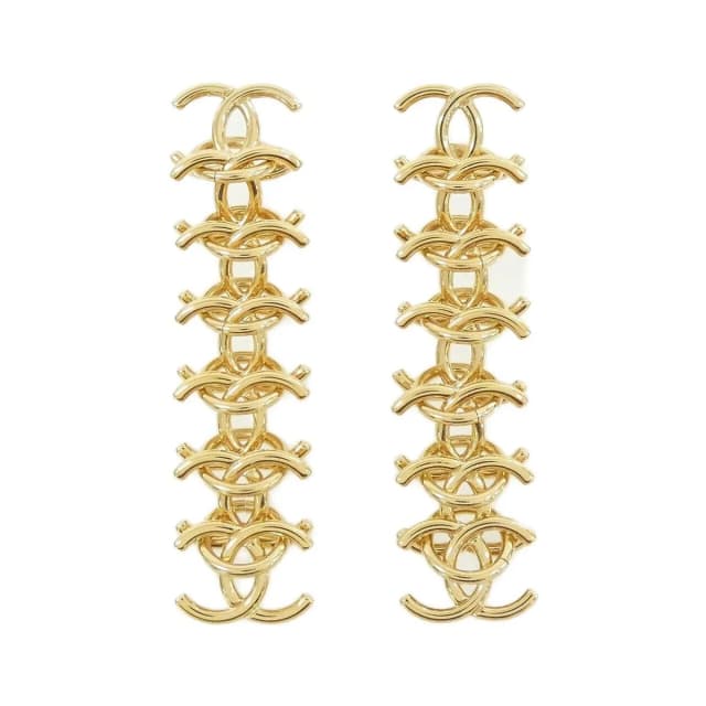Chanel Earrings Gold in Gold from The Reluxe, photo 1 of 1