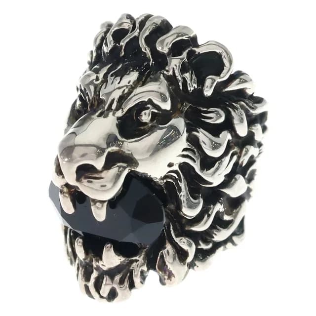 Gucci on Black Ring Silver in Black from The Reluxe, photo 1 of 1