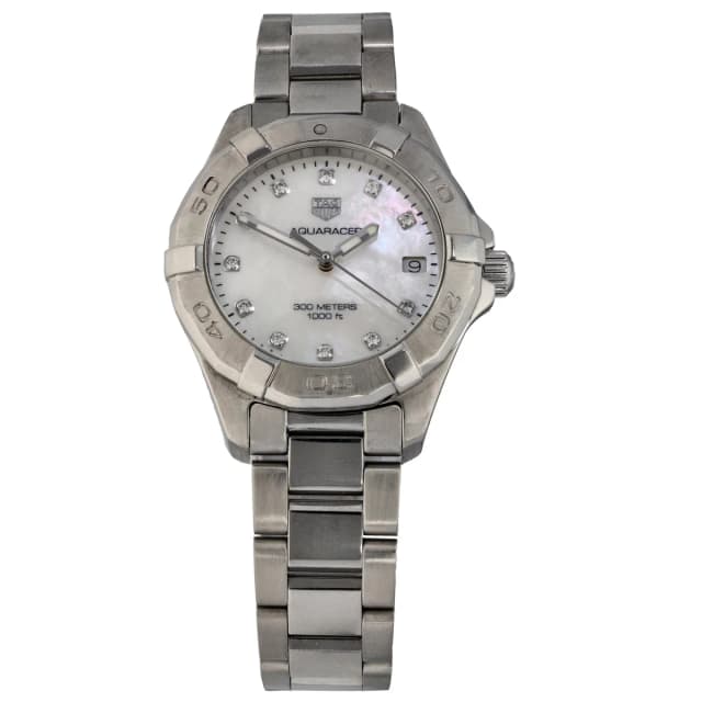 TAG Heuer Aquaracer WBD1314 32mm Stainless Steel Watch from H&T, photo 1 of 1