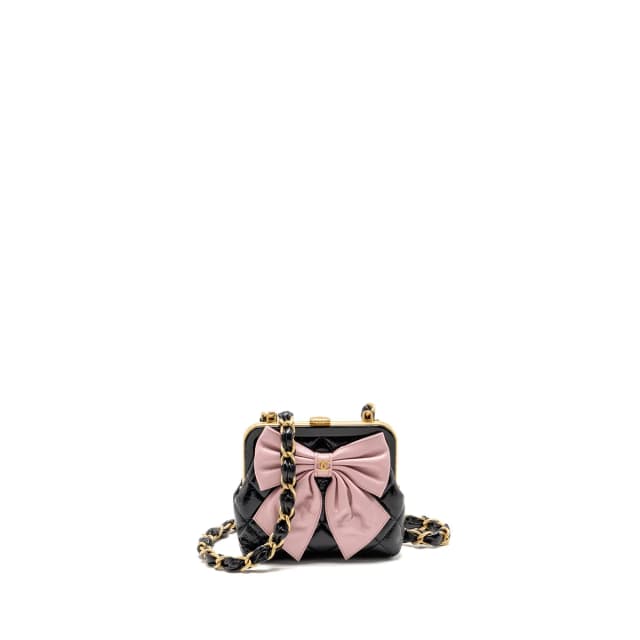 Chanel 24A bow knot clutch in Black Lambskin from EMIER, photo 1 of 1