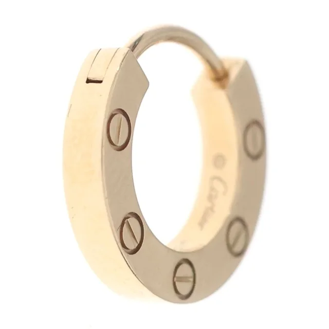 Cartier 18k Yellow Gold Love Single Earrings Hoop in Yellow from The Reluxe, photo 1 of 1
