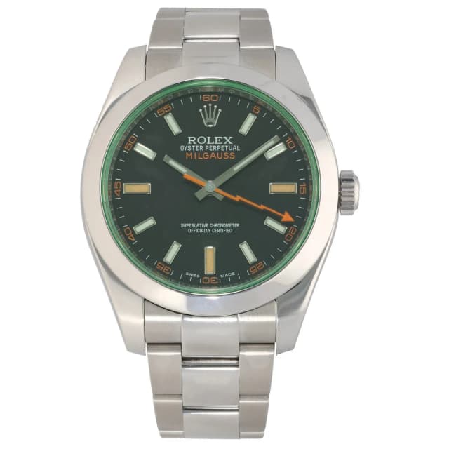 Rolex Milgauss 116400GV 40mm Stainless Steel Watch from H&T, photo 1 of 1