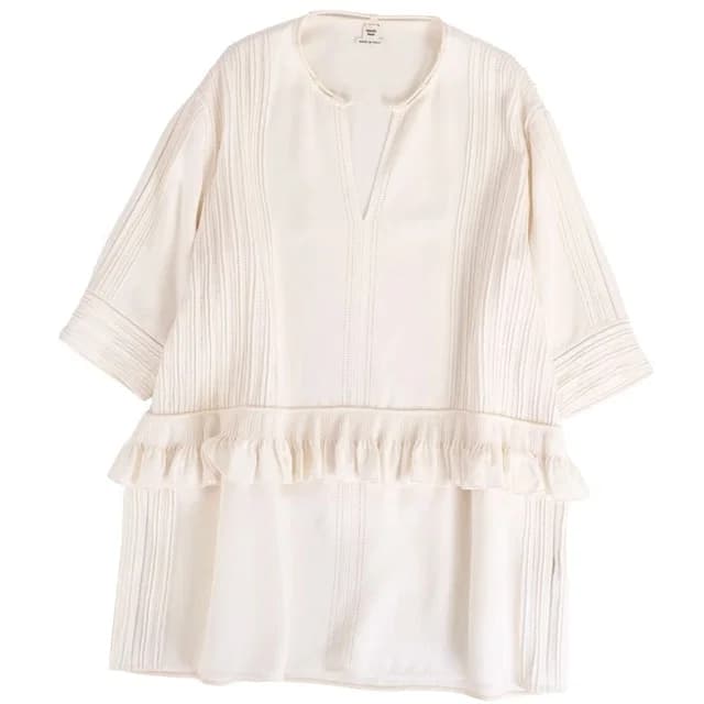 Hermès Dress 3/4 Sleeve Silk Cotton in Silk from The Reluxe, photo 1 of 1