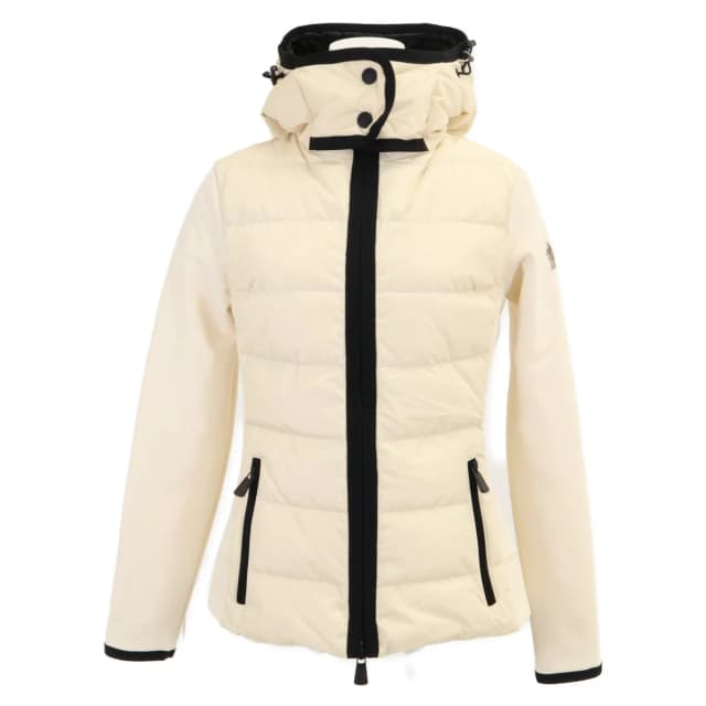 Moncler Grenoble Maglia Cardigan Hybrid Down Jacket in Nylon from The Reluxe, photo 1 of 1