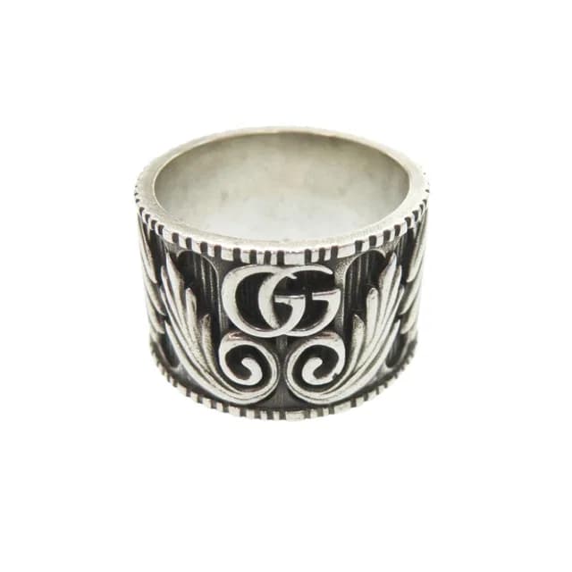 Gucci Double Leaf Motif 925 Sterling Silver Ring in Silver from The Reluxe, photo 1 of 1