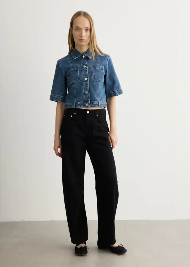 Baum und Pferdgarten NO 05 Shirt in Worn Out Blue, image 1 of 1 from Incu