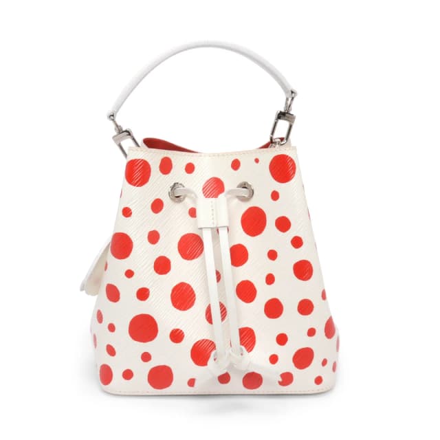 Louis Vuitton x Yayoi Kusama White & Red Epi Neonoe BB in White & Red Leather from Blue Spinach, photo 1 of 1
