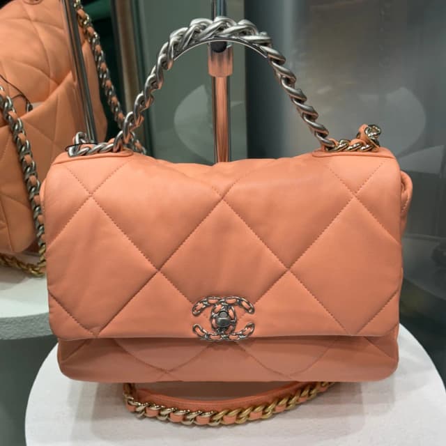 CHANEL 19 Large - Coral from Revivre Luxury Consignment, photo 1 of 1