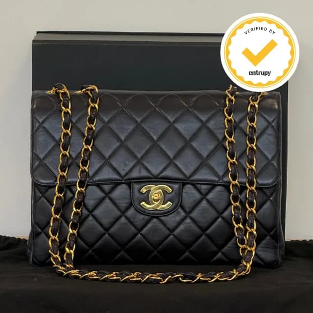 Chanel Vintage Jumbo Classic Flap in Lambskin from Armcandy Bag Co, photo 1 of 1
