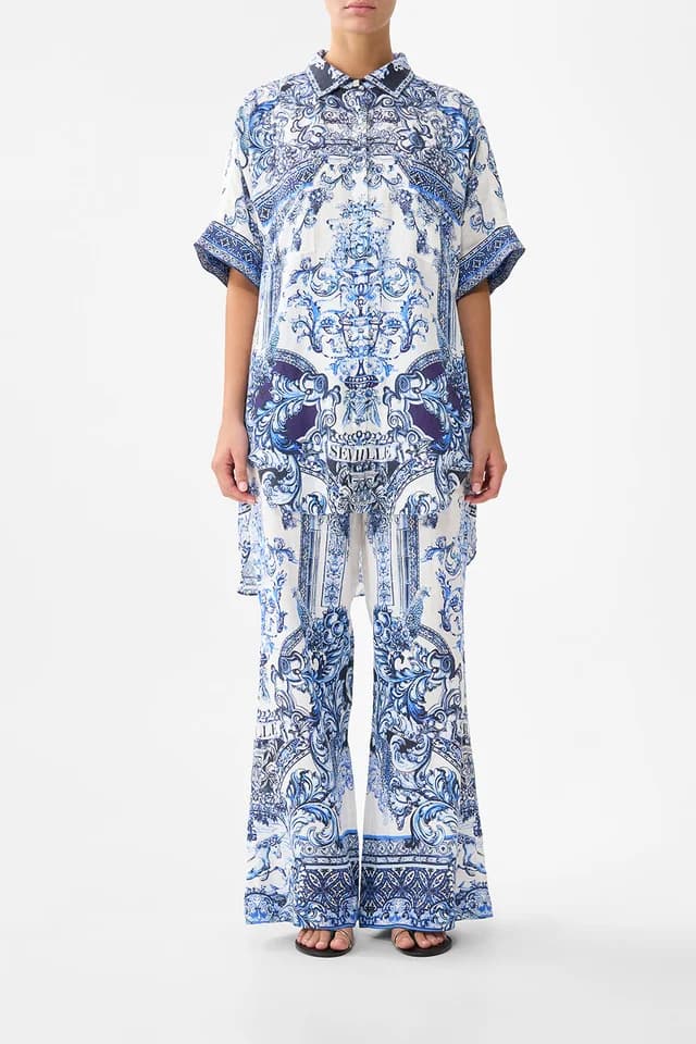 Camilla eBoutique OVERSIZED POCKET TUNIC A TILED WONDERLAND, image 1 of 1 from CAMILLA