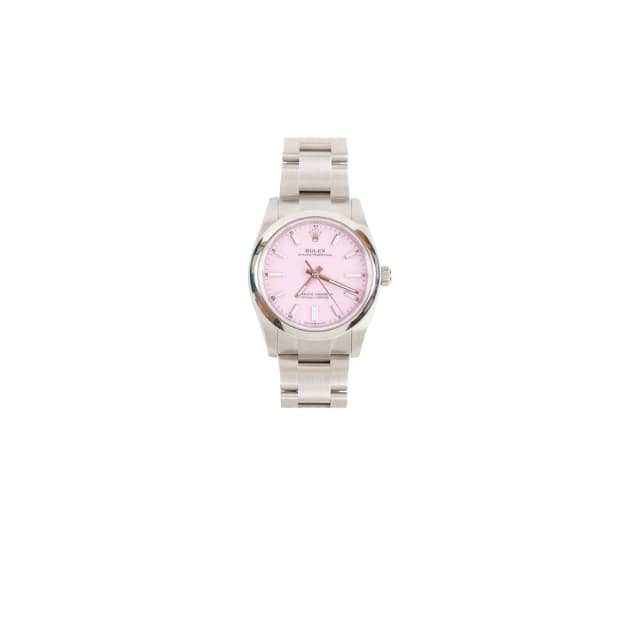 Rolex Oyster Perprtual 34mm Pink Dial 2026 - 124200 in Pink from The Purse Affair, photo 1 of 1