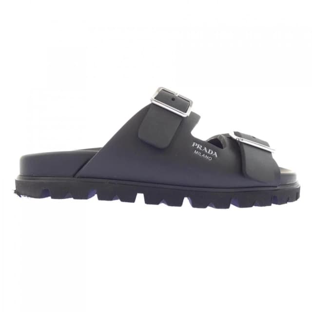 Prada Rubber Slide Screen Print Logo Sandals from The Reluxe, photo 1 of 1